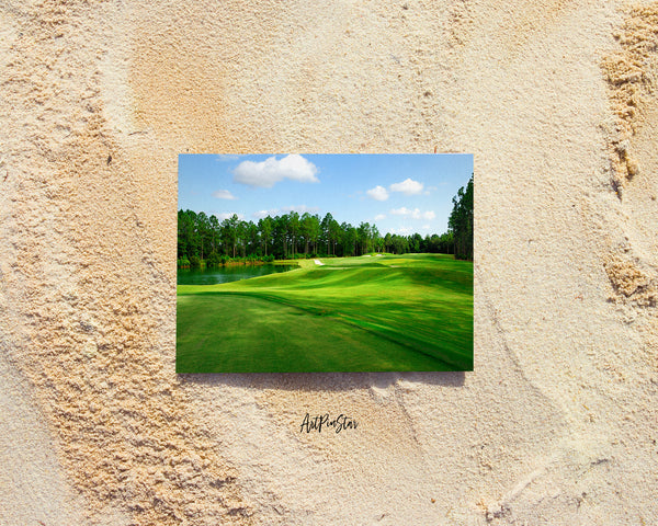 Fleming Island Golf Club Landscape Custom Greeting Cards