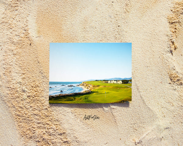 Halfmoon Bay Golf Course, California Landscape Custom Greeting Cards