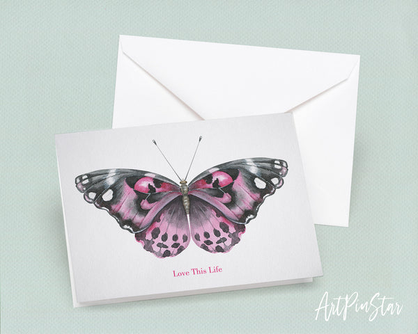 Love This Life Butterfly Animal Greeting Cards