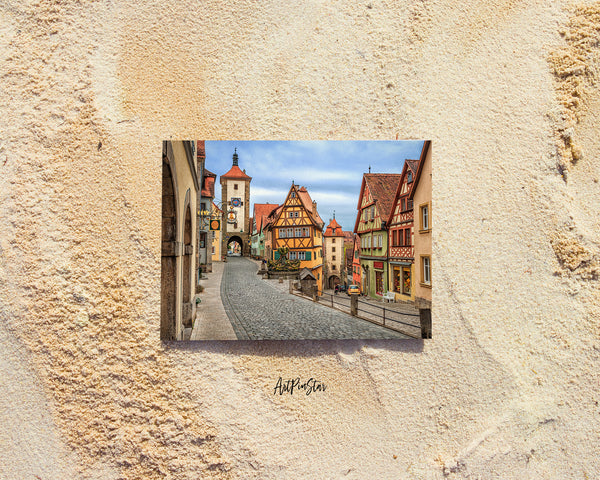 Rothenburg ob der Tauber, Germany Landscape Custom Greeting Cards