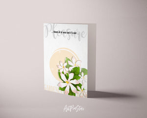 Gardenla Jasminaldes Flower Meanings Symbolism Customized Gift Cards