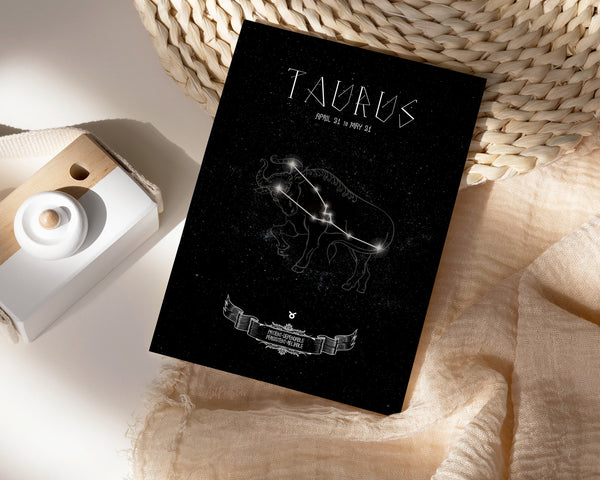 Astrology Taurus Prediction Yearly Art Horoscope Customized Gift Cards