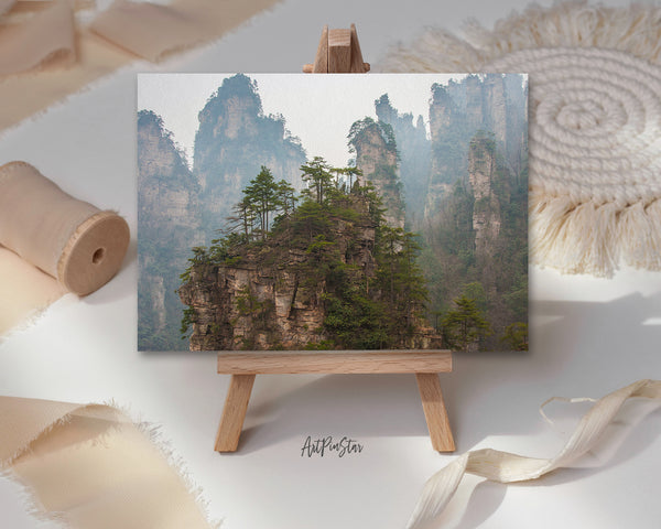 Zhangjiajie National Forest Park Hunan Province, China Landscape Custom Greeting Cards