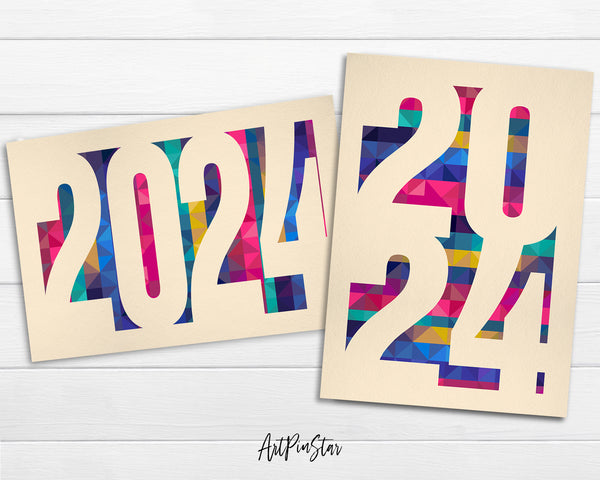 New Year 2024 Amazing Customized Greeting Card