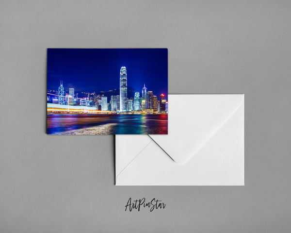 Hong Kong Landscape Custom Greeting Cards