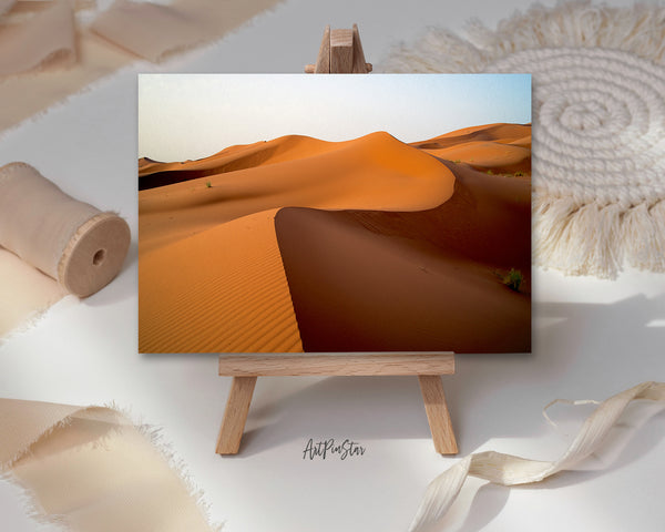 Morocco Sahara Desert Dunes, North Africa Landscape Custom Greeting Cards