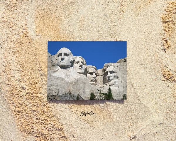 Mount Rushmore National Memorial, South Dakota Landscape Custom Greeting Cards