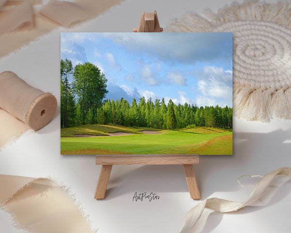 Finland Golf Courses Landscape Custom Greeting Cards