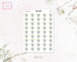 Alarm Story Planner Sticker, Time is Money