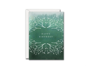 Happy Birthday Tree Customizable Greeting Cards