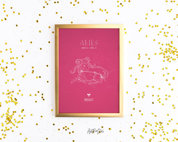 Astrology Aries Prediction Yearly Horoscope Art Customized Gift Cards