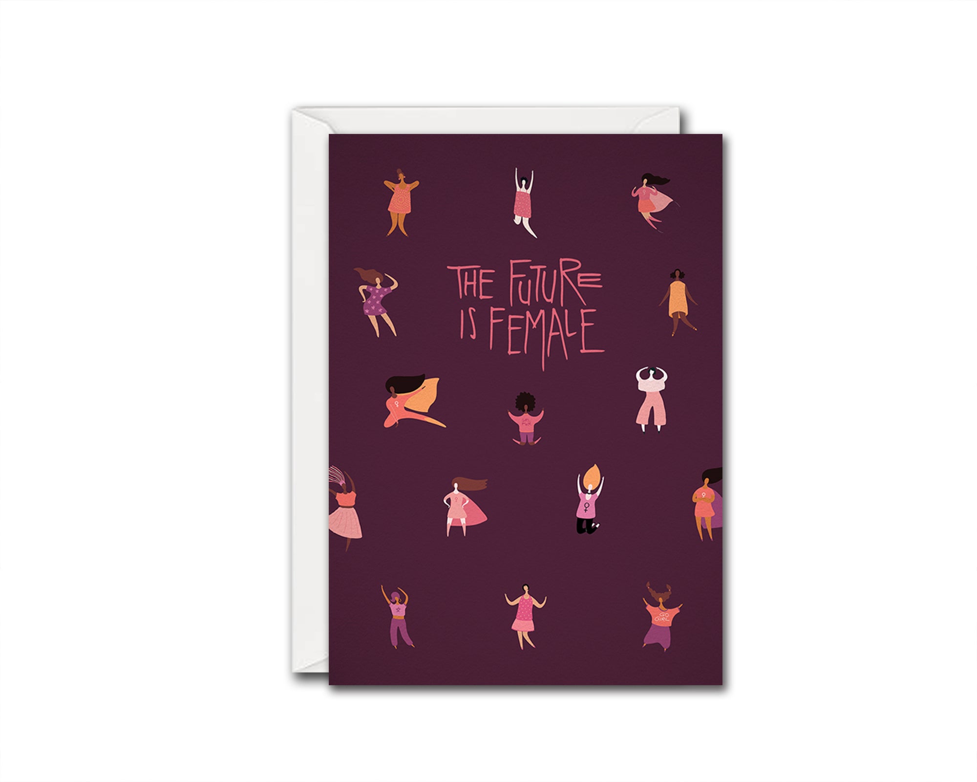 The future is female Women Empowerment Customizable Greeting Card
