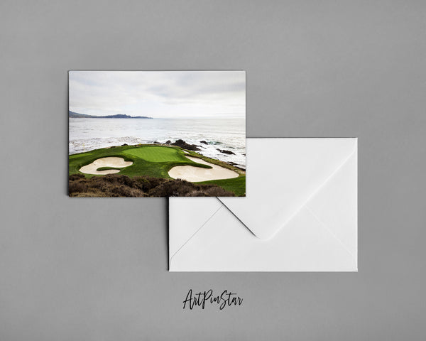 Pebble Beach Golf Course, California Landscape Custom Greeting Cards