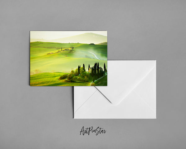 Tuscany, Italy Landscape Custom Greeting Cards