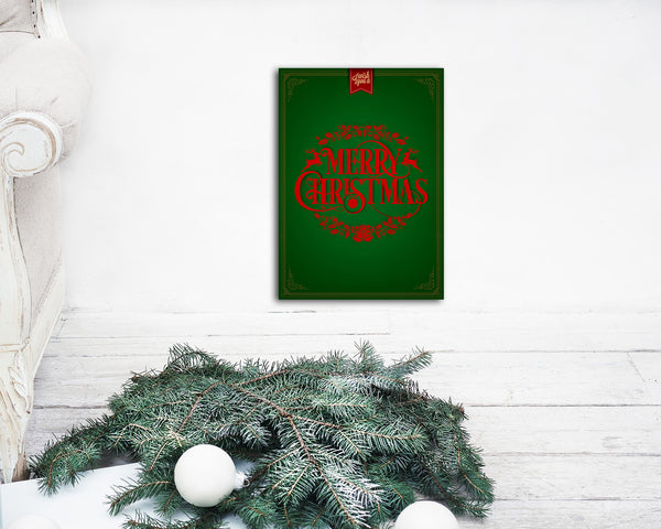 Merry Christmas with deer Personalized Holiday Greeting Card Gifts