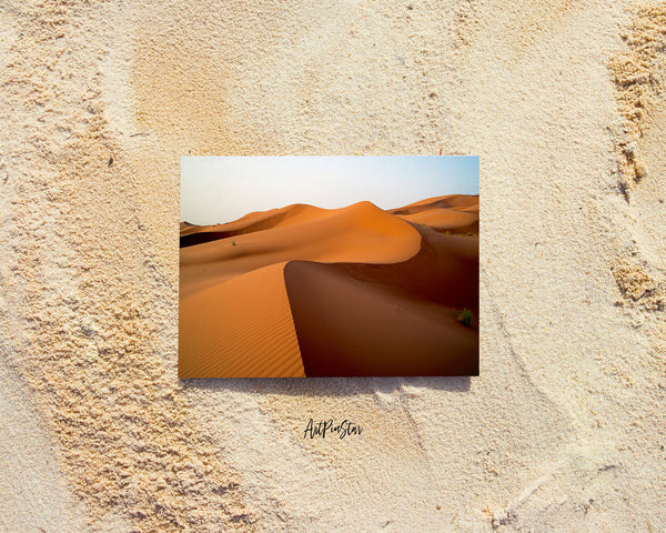 Morocco Sahara Desert Dunes, North Africa Landscape Custom Greeting Cards