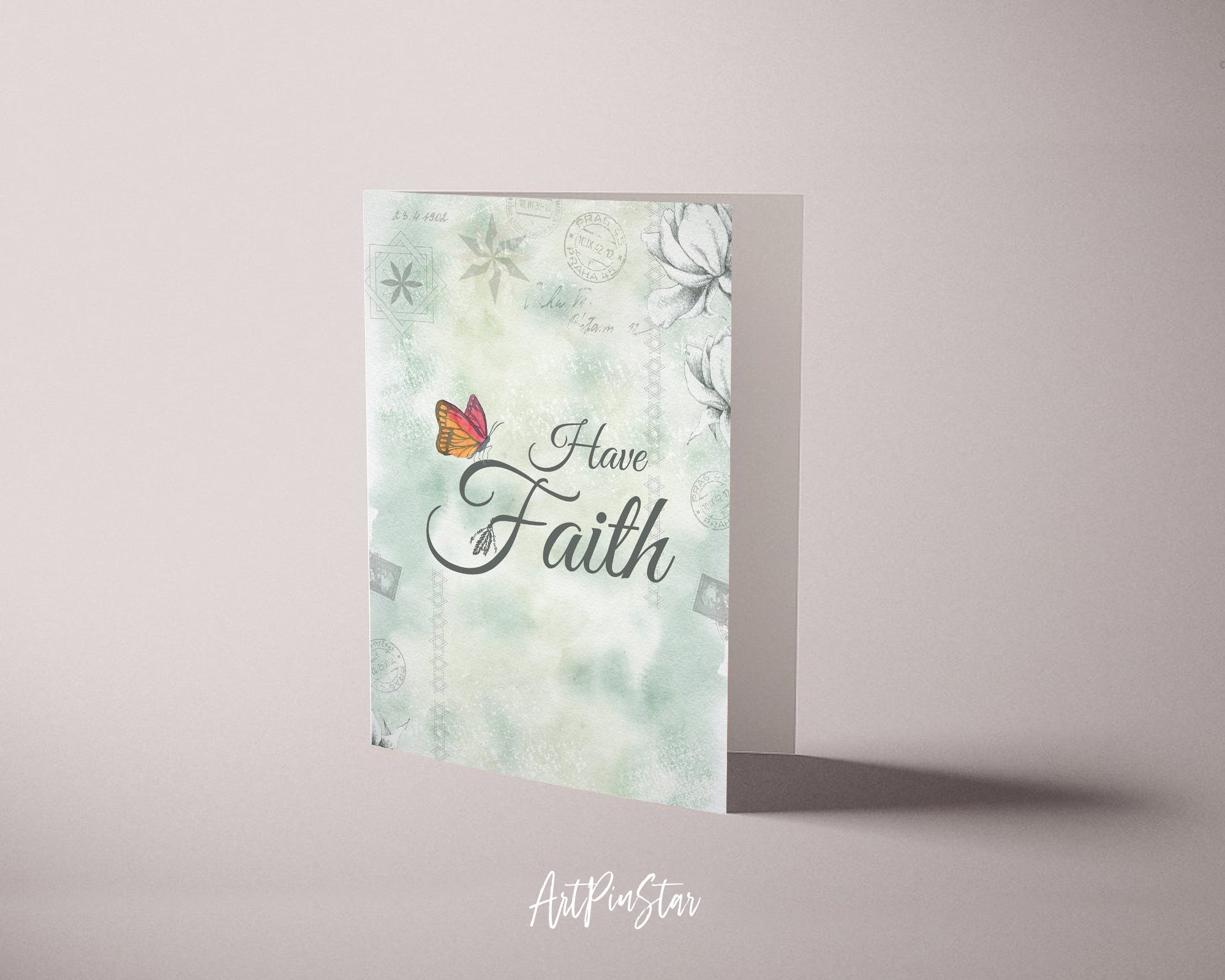 Have Faith Bible Verses Quote Customized Greeting Cards