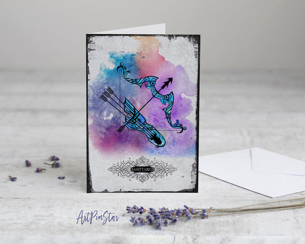 Horoscope Sagittarius Prediction Yearly  Astrology Art Customized Gift Cards