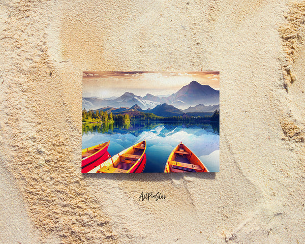 Strbske Pleso Lake in National Park High Tatra Slovakia, Europe Landscape Custom Greeting Cards