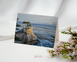 Monterey Lone Cypress Tree, California Landscape Custom Greeting Cards