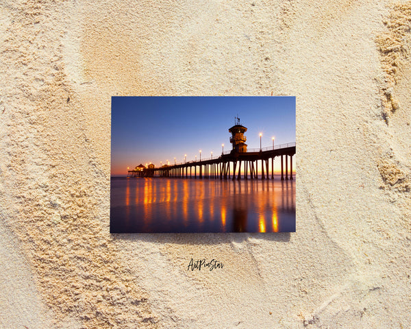 Huntington Beach, California Landscape Custom Greeting Cards