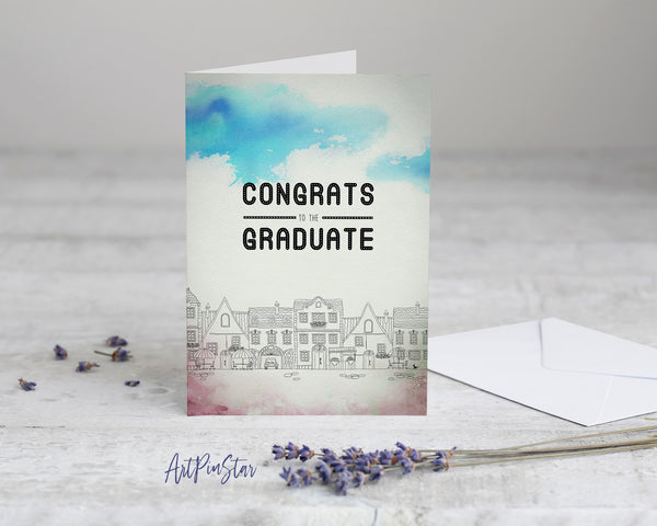 Personalized Graduation Achievement Gift Cards - Congrats to the graduate