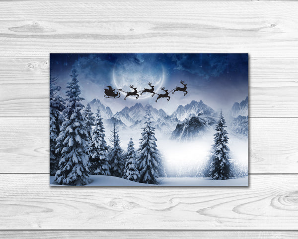 Christmas Santa Personalized Holiday Greeting Card Gifts