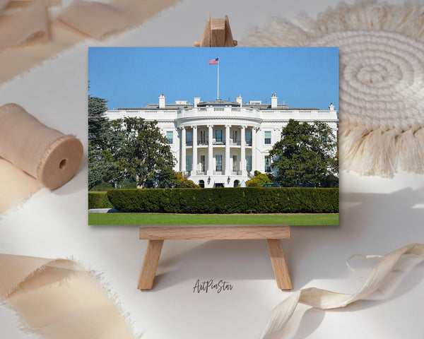 White House, Washington DC Landscape Custom Greeting Cards