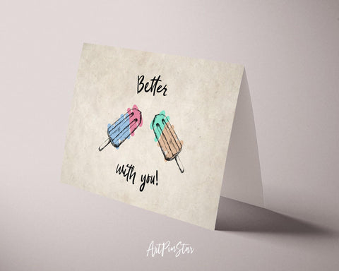 Better with you Food Customized Gift Cards