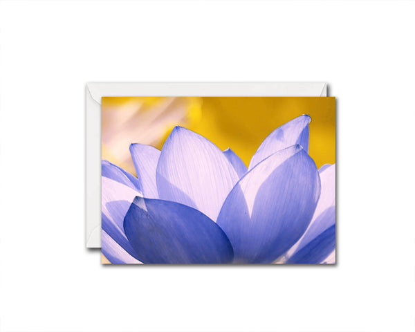 Lotus Flower Photo Art Customized Gift Cards