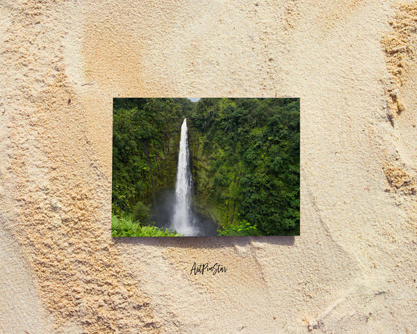 Hilo Waterfall Hawaii Island Landscape Custom Greeting Cards