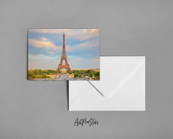 Eiffel Tower, Paris, France Landscape Custom Greeting Cards