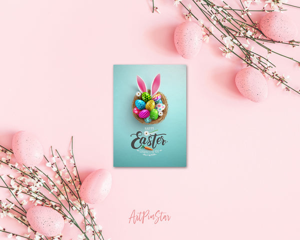 Easter Eggs Goodness To You Customized Greeting Card