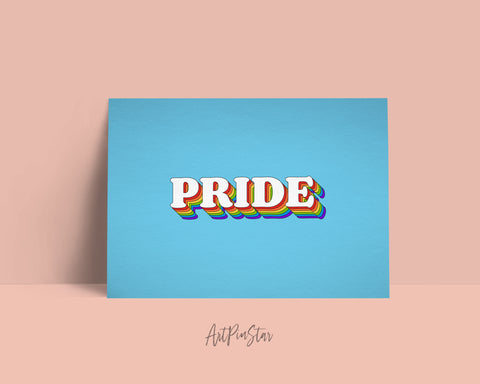 PRIDE Rainbow, LGBTQIA Greeting Cards Pride Month with Rainbow