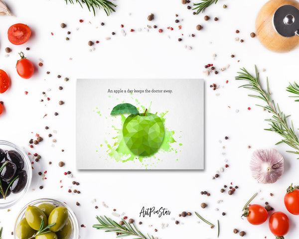 An apple a day keeps the doctor away Food Customized Gift Cards