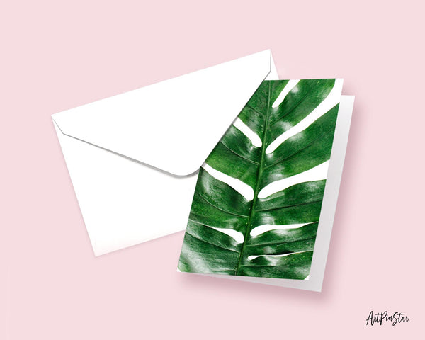 Tropical Palm Leaf Botanical Garden Customized Greeting Card