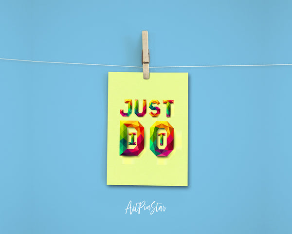 Just do it Campaign Quote Customized Greeting Cards