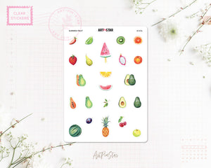 Summer Fruits Planner Sticker, Seasonal