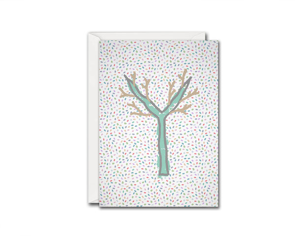 Alphabet Forest Letter Y Animal Monogram Note Cards
