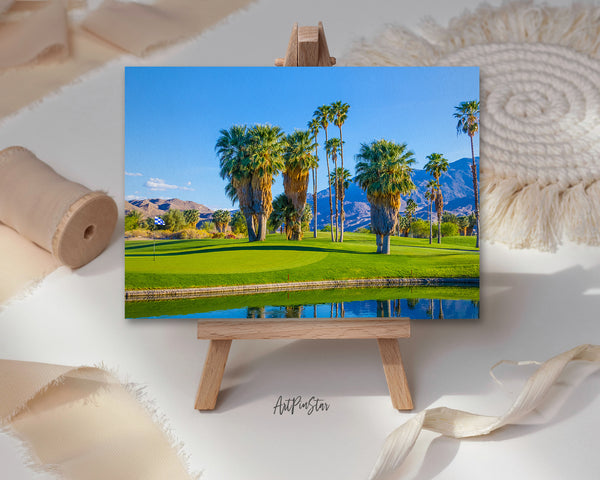 Palm Springs Golf Course, California Landscape Custom Greeting Cards