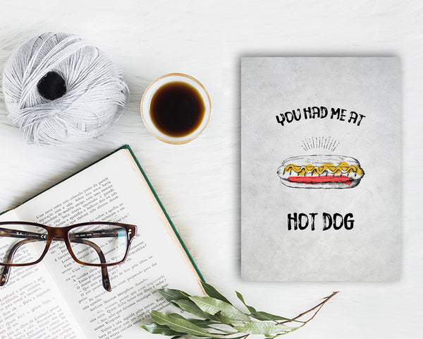 You had me at Hot Dog Food Customized Gift Cards
