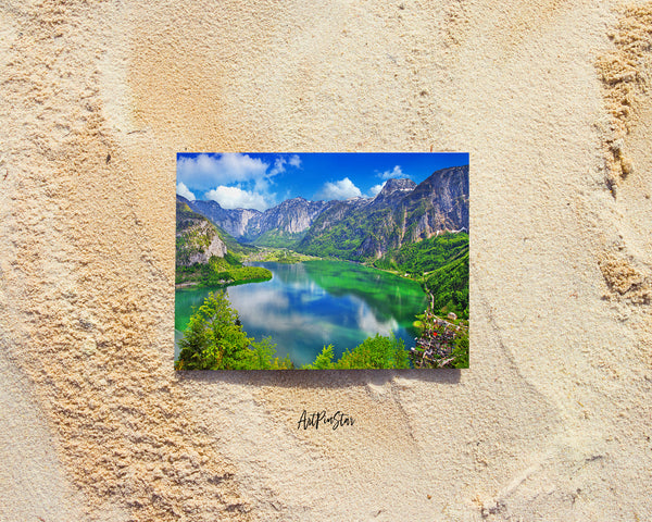 Hallstatt Austria Landscape Custom Greeting Cards