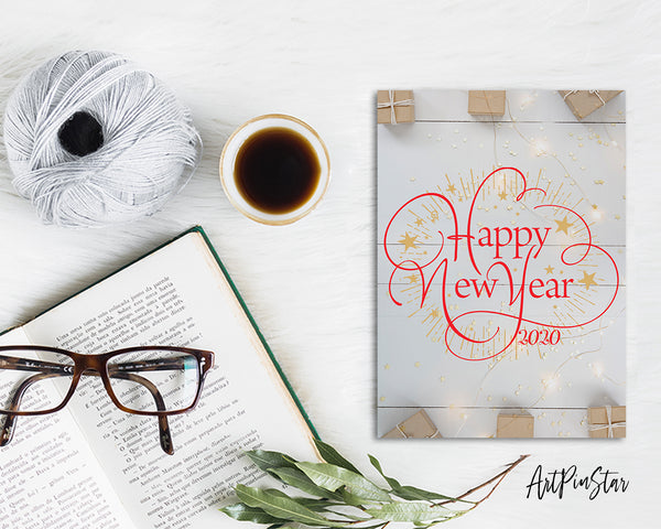 New Year 2020 Happy Customized Greeting Card