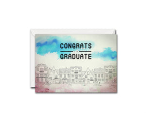 Congrats to the graduate Graduation Achievement Award Gift Customizable Card