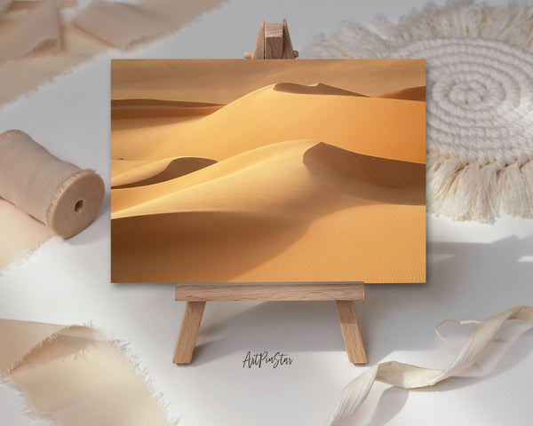 Sandy Barkhans Desert Dunes Landscape Custom Greeting Cards