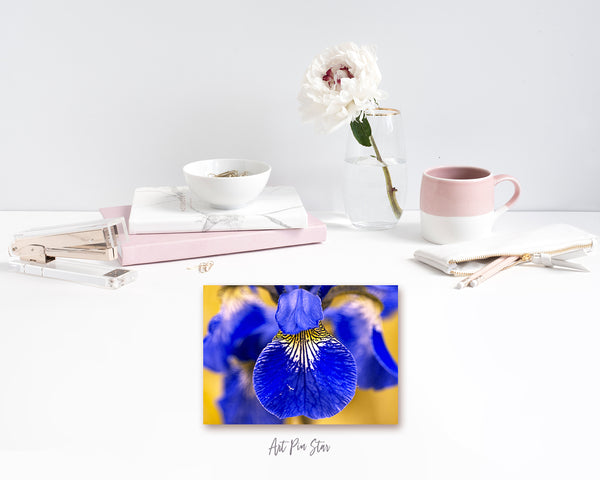 Iris Flower Photo Art Customized Gift Cards