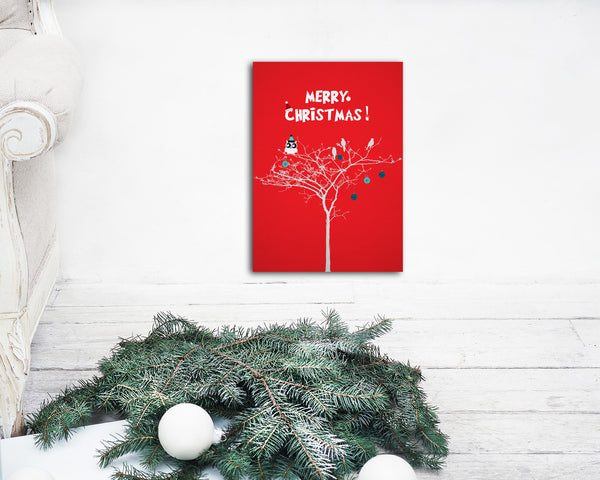 Merry Christma Personalized Holiday Greeting Card Gifts