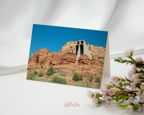 Stunning Red Stone Cliffs Sedona, Arizona Landscape Custom Greeting Cards