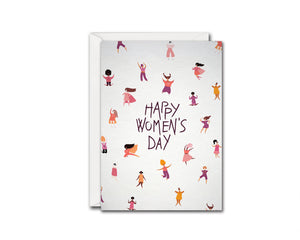 Happy Women's Day Women Empowerment Customizable Greeting Card