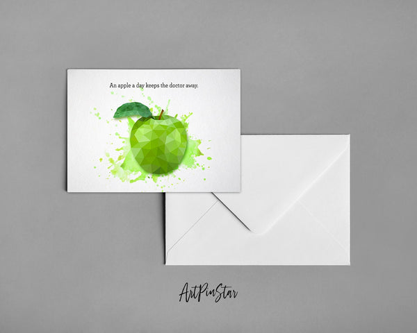 An apple a day keeps the doctor away Food Customized Gift Cards